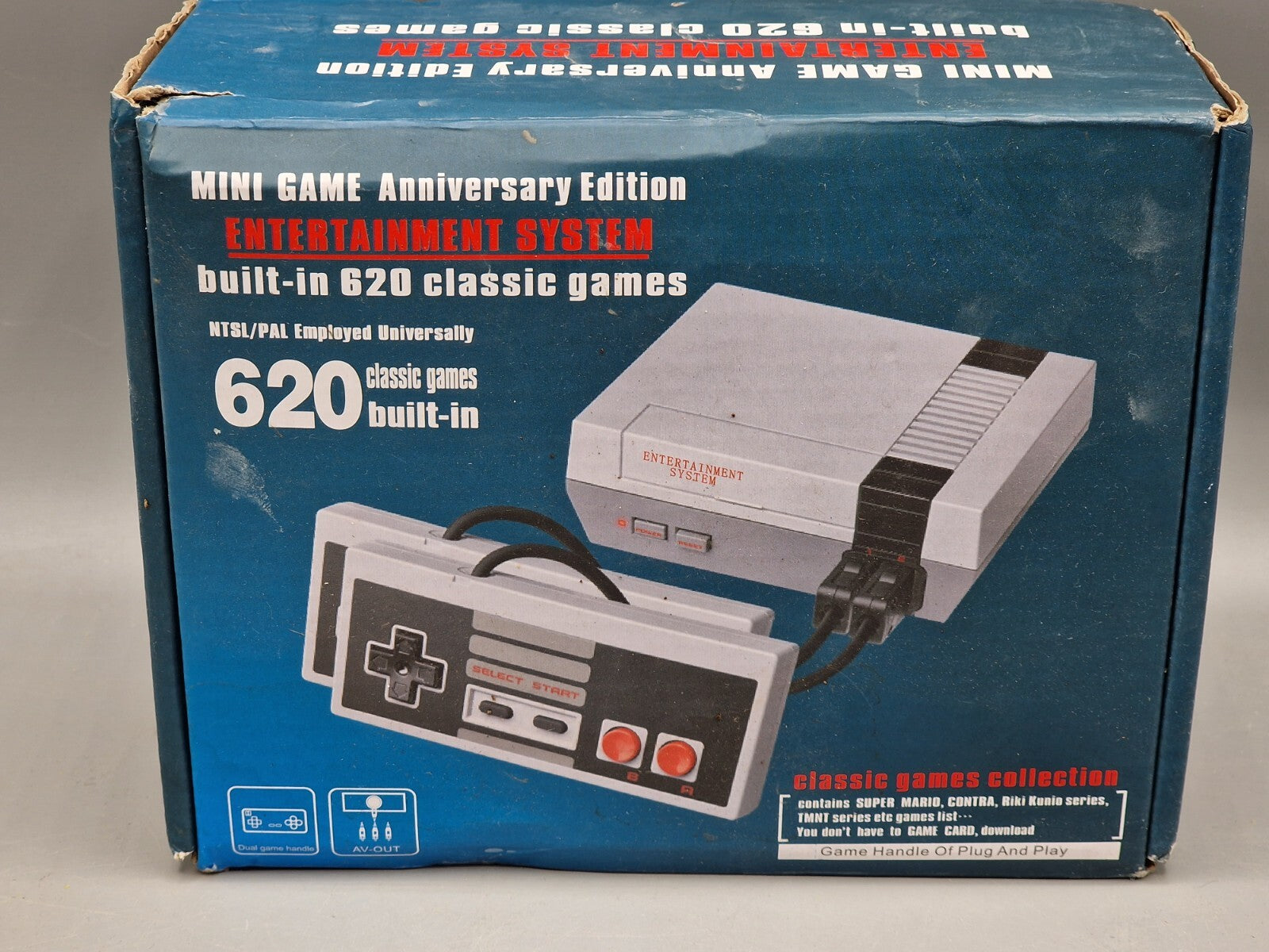 Mini Game Anniversary Edition Retro Spielekonsole 620 integrierte Spiele Classic